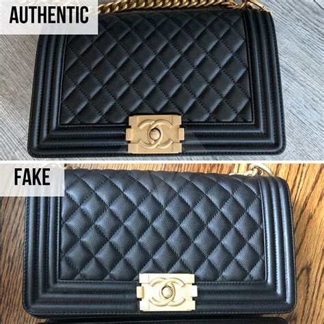 how to tell fake chanel boy bag